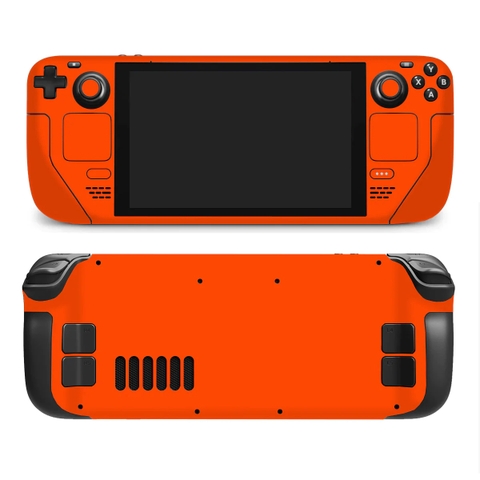 Bộ Decal Dán Steam Deck Chống Xước Màu Da Cam