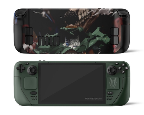 Bộ Decal Dán Steam Deck Chống Xước Levi Ackerman