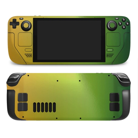 Bộ Decal Dán Steam Deck Chống Xước Màu Vàng - Xanh