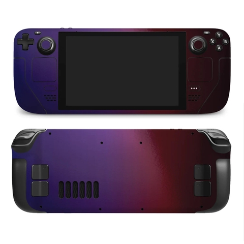 Bộ Decal Dán Steam Deck Chống Xước Màu Tím - Đỏ