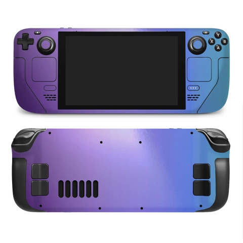 Bộ Decal Dán Steam Deck Chống Xước Màu Tím Xanh