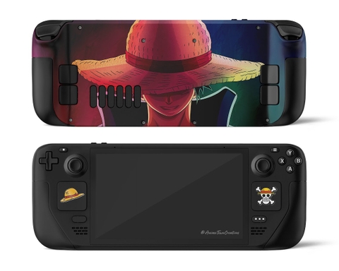 Bộ Decal Dán Steam Deck Chống Xước Luffy v2