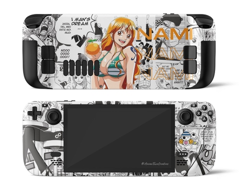 Bộ Decal Dán Steam Deck Chống Xước Hình Nami