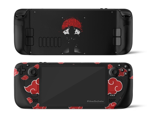 Bộ Decal Dán Steam Deck Chống Xước Uchiha Itachi Akatsuki