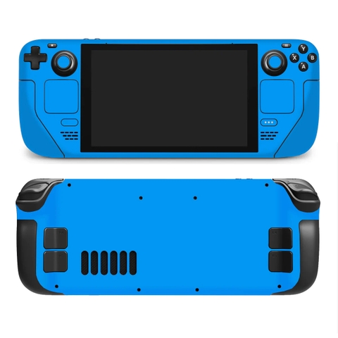 Bộ Decal Dán Steam Deck Chống Xước Màu Xanh Da Trời