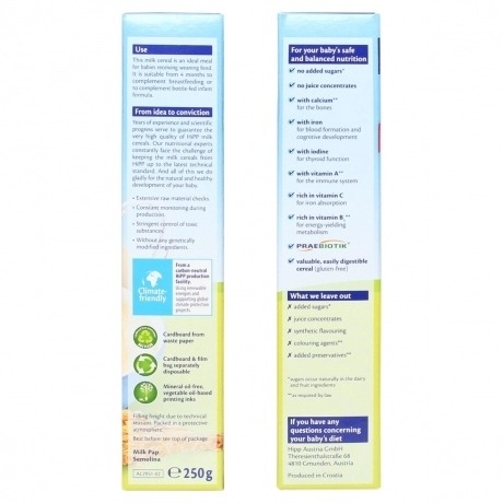 Bột dinh dưỡng HiPP ăn dặm khởi đầu 4M 250g (Trên 4 tháng)