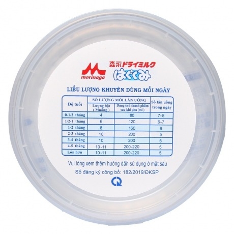 Sữa Morinaga Hagukumi số 1 320g (0 - 6 tháng)