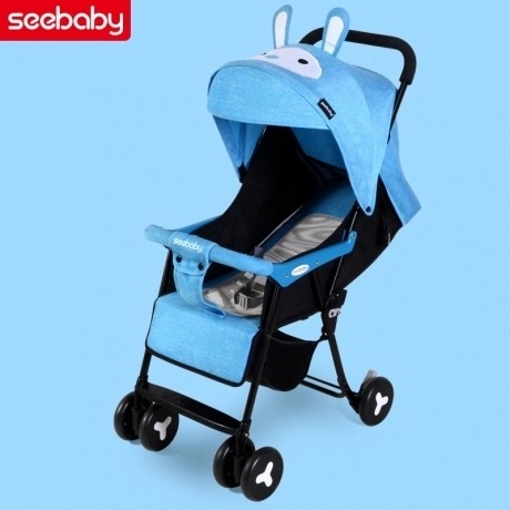 Xe đẩy gấp gọn Seebaby QQ2-1 tai thỏ