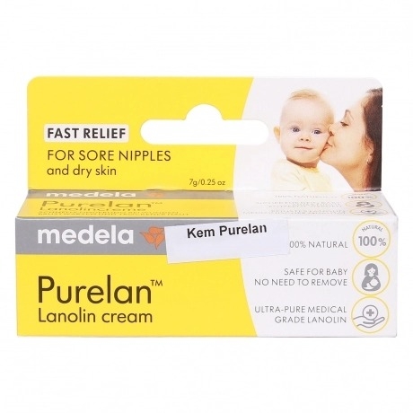 Kem trị nứt đầu ty Medela Purelan 100 7g