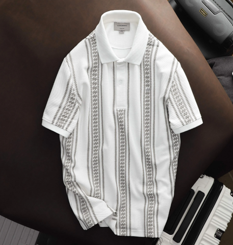 Áo Polo ICONDENIM Vertical Stripes Pattern N