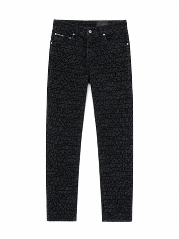 Dolce & Gabbana Black slim-cut jeans