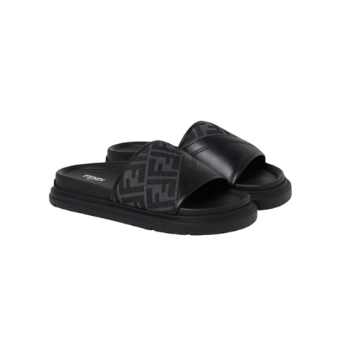 FENDI Diagonal FF jacquard sandals