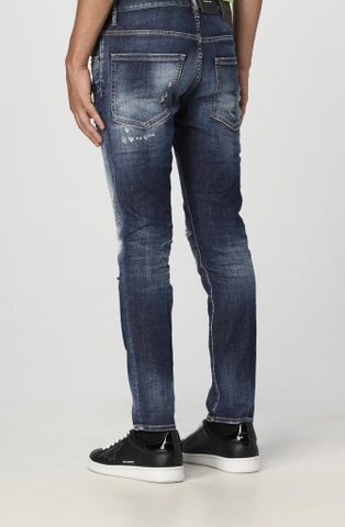 Dsquared2 Logo Tag Distressed Jeans