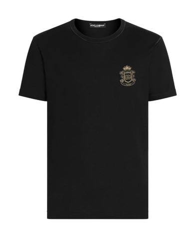 Dolce & Gabbana crest-appliqué T-shirt