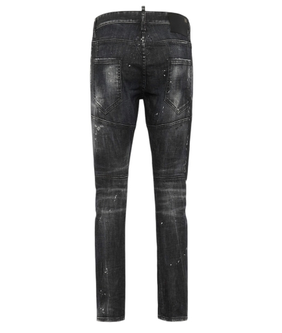Dsquared2 Black Tidy Biker Denim