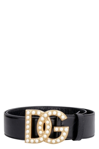 Dolce & Gabbana DG Logo Buckle Belt