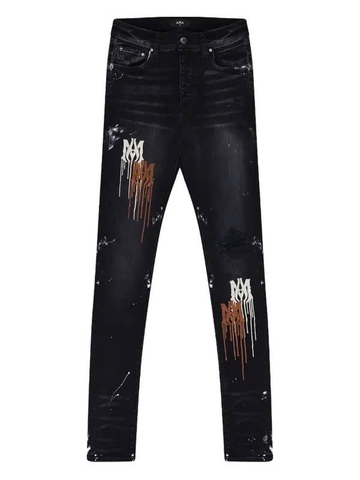 AMIRI Paint Jeans Aged Black