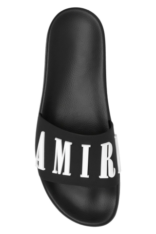 AMIRI logo-embossed slides