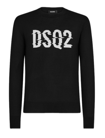 DSQUARED2 Men's sweater with Intarsia logo