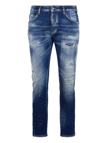 DSQUARED2 medium wash Skater jeans