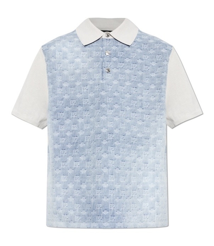Dsquared2 Blue Polo with monogram