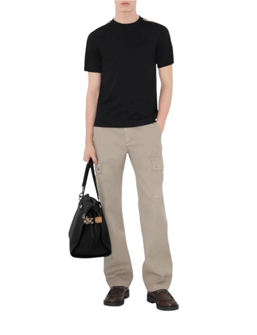 Burberry Cotton t-shirt with checked finishes