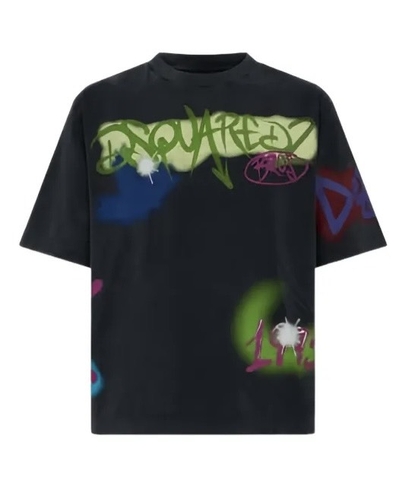 DSQUARED2 graffiti-print T-shirt