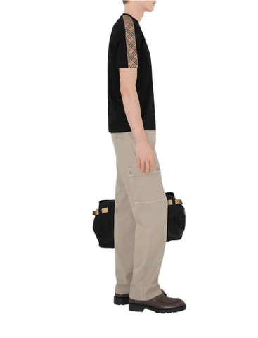 Burberry Cotton t-shirt with checked finishes