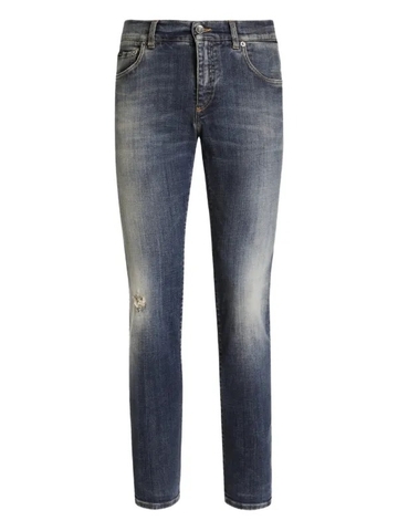 Dolce & Gabbana faded-effect denim jeans