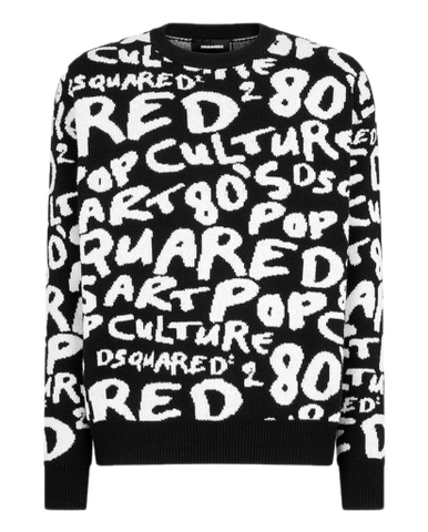 DQUARED2 Men's sweater D2 Pop 80s