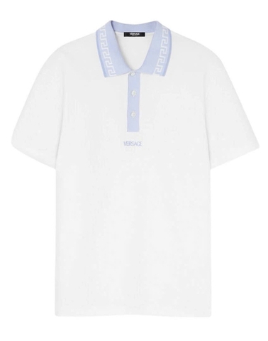 Versace Greca-collar polo shirt