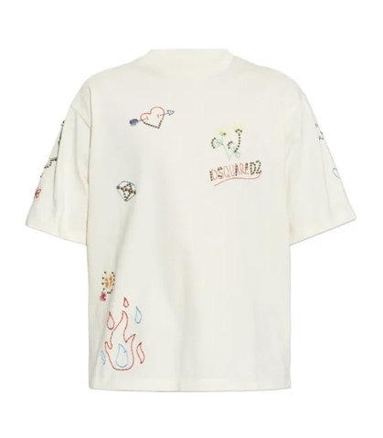 DSQUARED2 handmade-scribbles T-Shirt