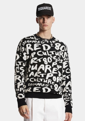 DQUARED2 Men's sweater D2 Pop 80s