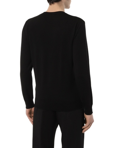 DSQUARED2 intarsia-logo wool jumper