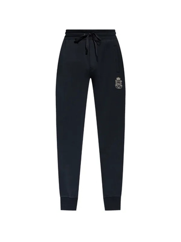 Dolce & Gabbana emblem drawstring track pants