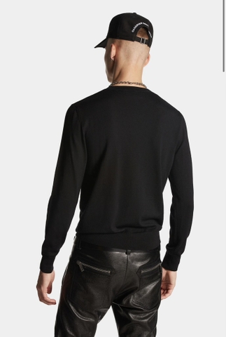 DSQUARED2 Men's sweater with Intarsia logo