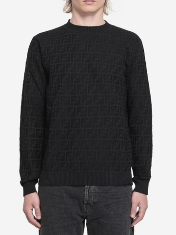 FENDI FF-pattern cotton sweater