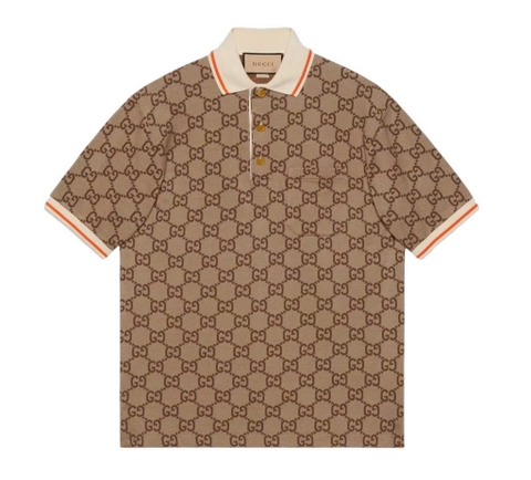 Gucci GG monogram polo shirt