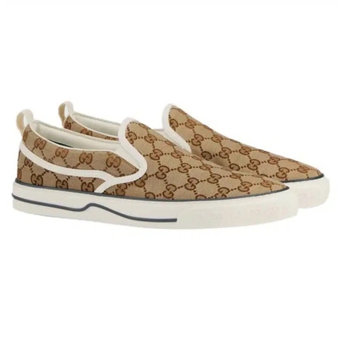 Gucci Tennis 1977 Slip-On Beige Ebony