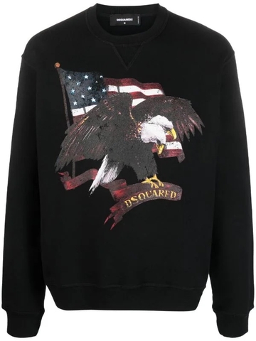 Dsquared2 graphic-print cotton sweatshirt