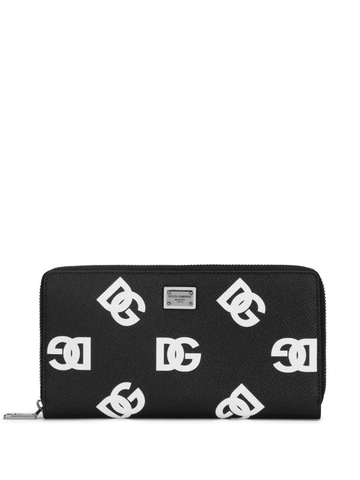Dolce & Gabbana logo-print zip wallet
