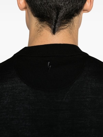 Neil Barrett fine-knit wool cardigan