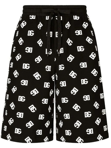 Dolce & Gabbana logo-print cotton track shorts