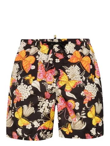 Dsquared2 botanical-print swim shorts