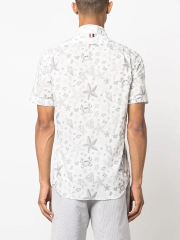 Thom Browne printed cotton shirt