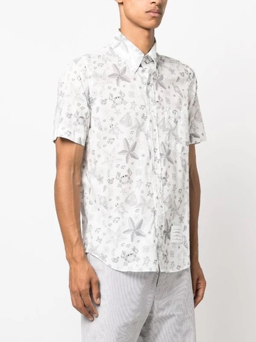 Thom Browne printed cotton shirt