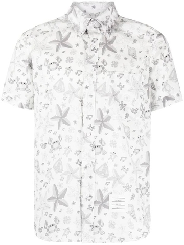 Thom Browne printed cotton shirt