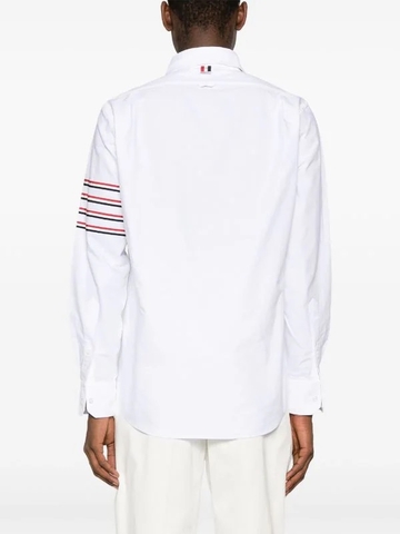Thom Browne 4-Bar long-sleeve cotton shirt
