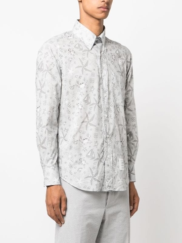 Thom Browne printed cotton shirt