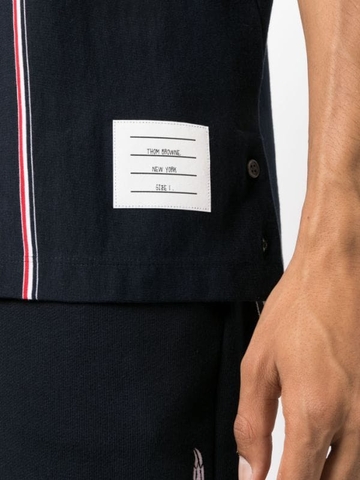 Thom Browne RWB stripe polo shirt